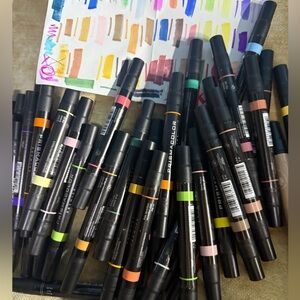 56 Prismacolor Dual-Ended Eye & Accent Pencils - Multi Color with extras